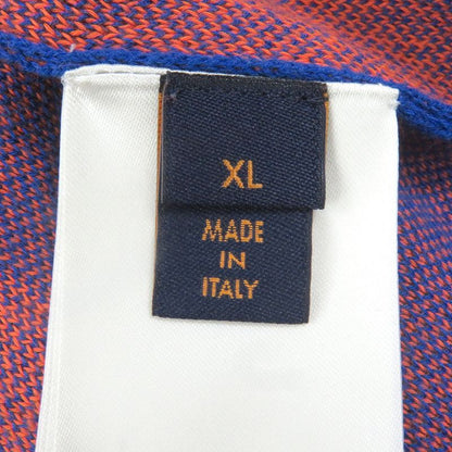 Louis Vuitton 23SS Jazz Flyer 100% Cotton Short Sleeve Knit Orange Blue XL