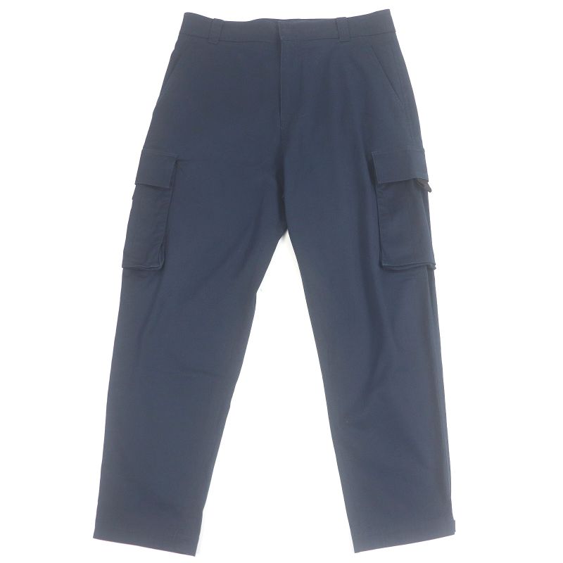 DIOR Homme 013c122a3866 Stretch Cargo Long Pants Logo Patch Cargo Pants