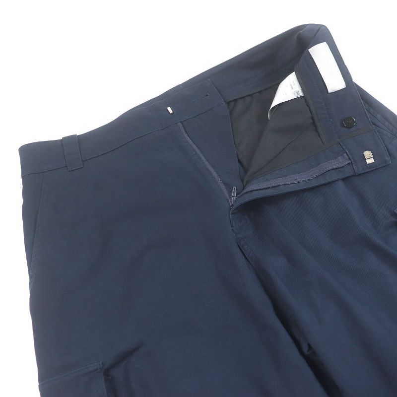 DIOR Homme 013c122a3866 Stretch Cargo Long Pants Logo Patch Cargo Pants