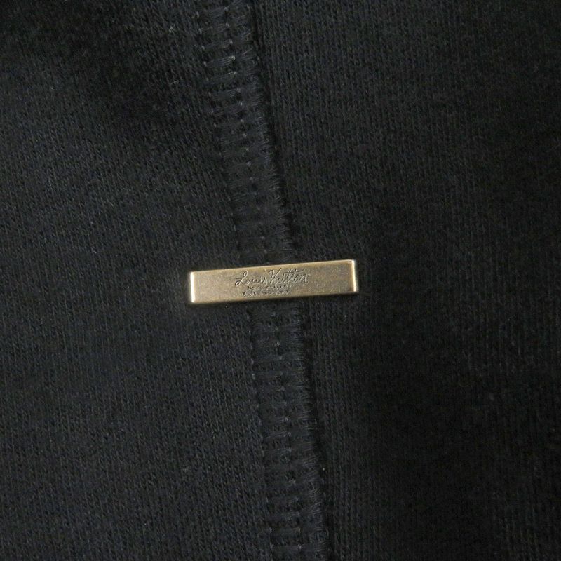 Louis Vuitton 22AW Staples Edition Logo Plate Sweatpants Jogger Pants Black L