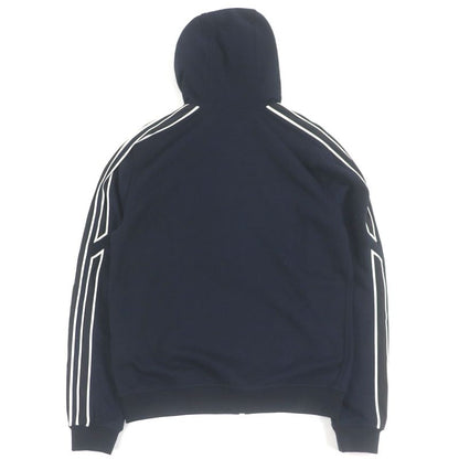 Hermes 24SS Run H 100% Cotton Sidelined Lined H Logo Zip Hoodie Navy S Made In