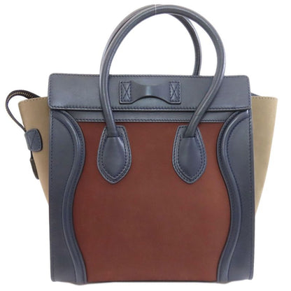 Celine Luggage Micro Handbag Calf Suede Women