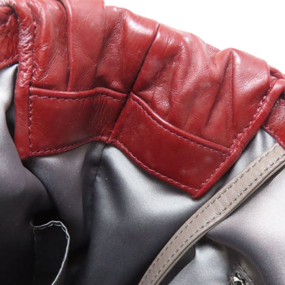 Chanel Chain Tote Coco Mark Silver Hardware Tote Bag Calf Women