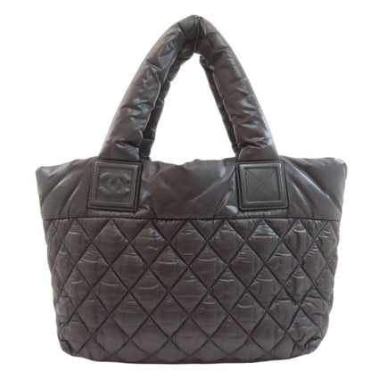 Chanel Coco Cocoon Silver Hardware Tote Bag Nylon Women