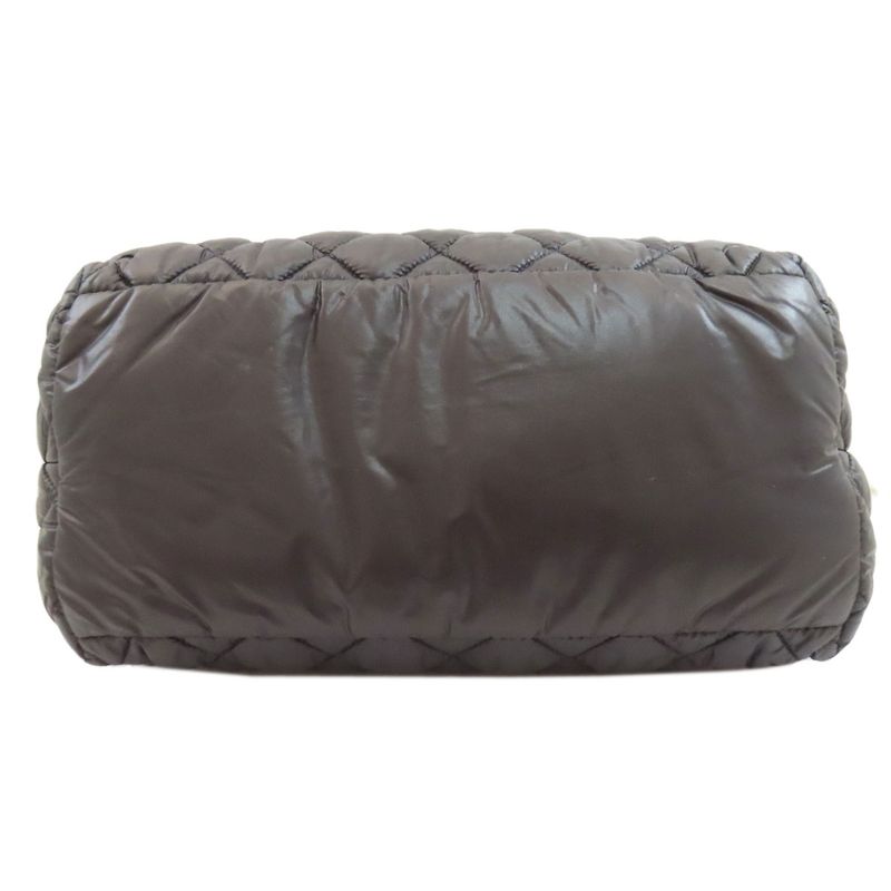 Chanel Coco Cocoon Silver Hardware Tote Bag Nylon Women