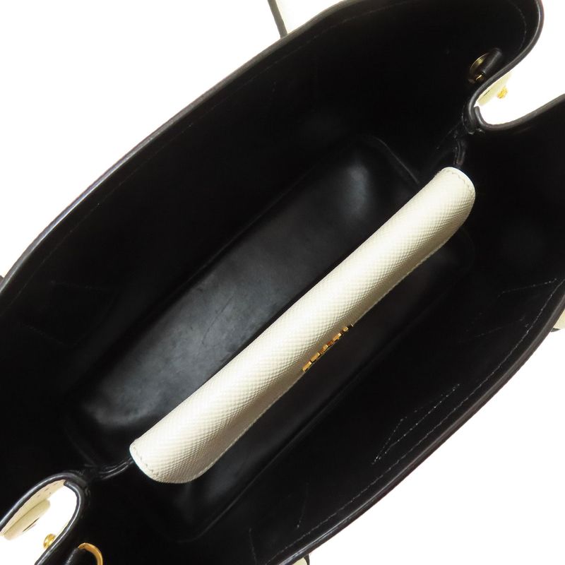 Prada 1bg887 Double Medium 2WAY Tote Bag Saffiano Women