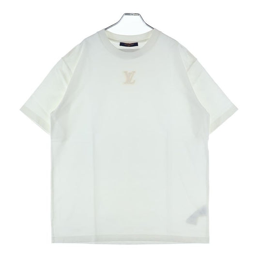 Louis Vuitton 23SS LV Embossed Logo Cotton Crew Neck Short Sleeved T-shirt Cut