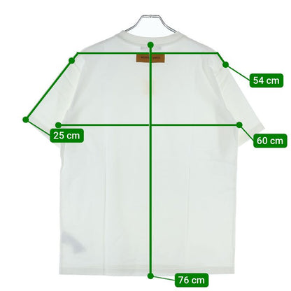 Louis Vuitton 23SS LV Embossed Logo Cotton Crew Neck Short Sleeved T-shirt Cut