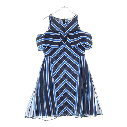 Fendi Silk Geometric Pattern Dress Women Fd9649 A2LB