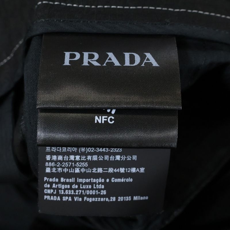 Prada 25SS Rinne Bermuda Shorts Black Up0323