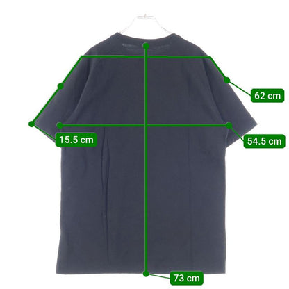 DIOR × ERL Lame Logo Embroidery Crew Neck Short Sleeve T-shirt Cut And Sewn