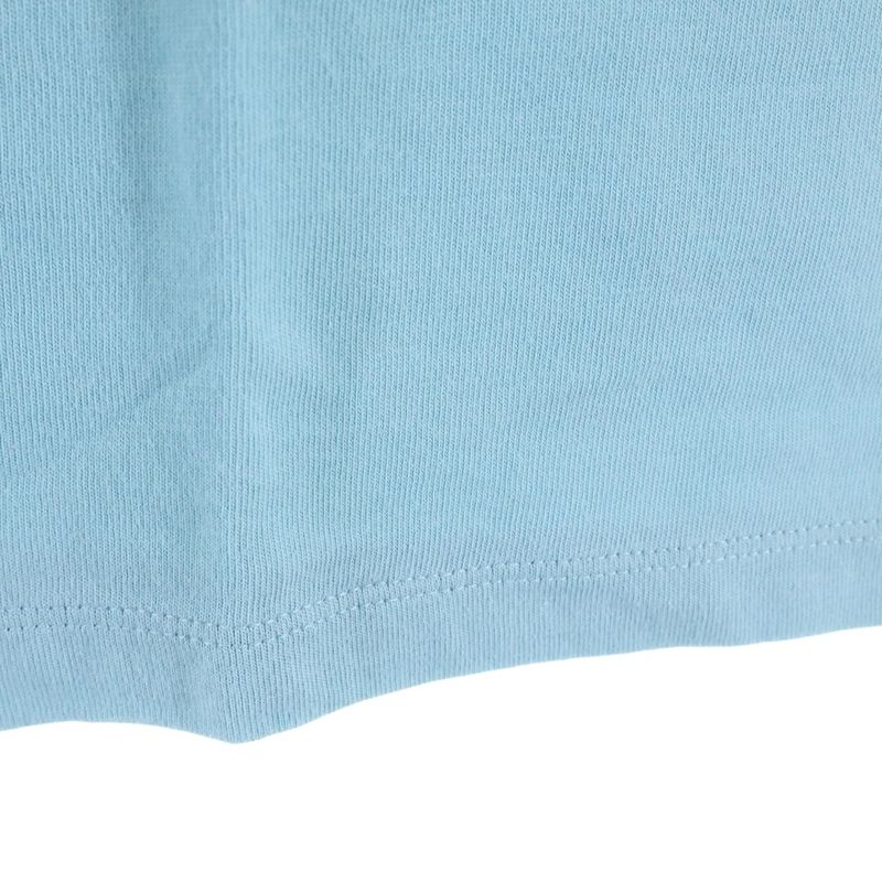 Gucci Apple Print Crew Neck Short Sleeve T-shirt Cut And Sewn Light Blue 703439