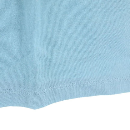Gucci Apple Print Crew Neck Short Sleeve T-shirt Cut And Sewn Light Blue 703439