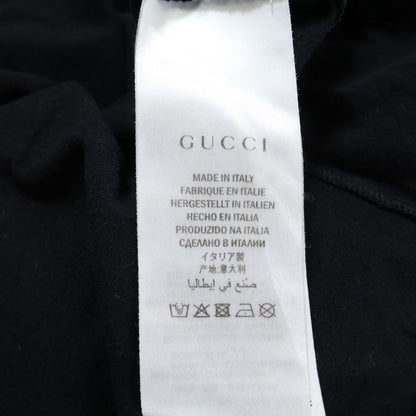 Gucci Panther Embroidered Logo Print Crew Neck Short Sleeve T-shirt Cut And