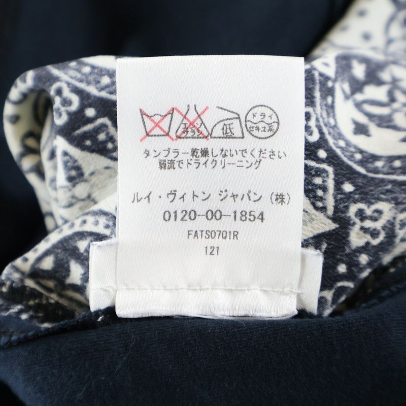 Louis Vuitton Monogram Design Two-tone Crew Neck Short Sleeve T-shirt Cut And