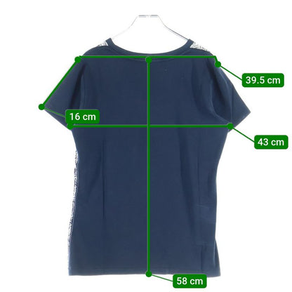 Louis Vuitton Monogram Design Two-tone Crew Neck Short Sleeve T-shirt Cut And