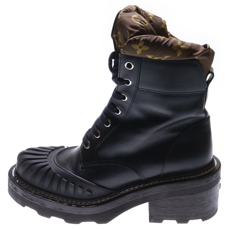 Louis Vuitton LV Boball Line Monogram Cotton Leather Nylon Ankle High Cut Short