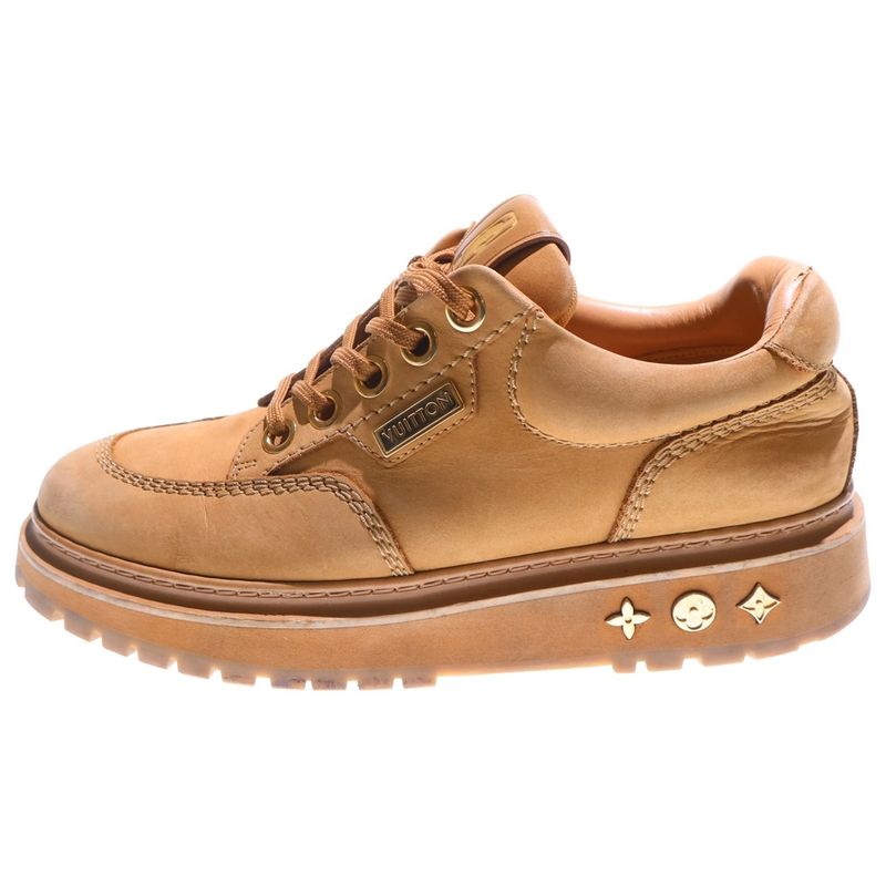 Louis Vuitton X NBA Abbess Line Low Cut Sneakers Brown