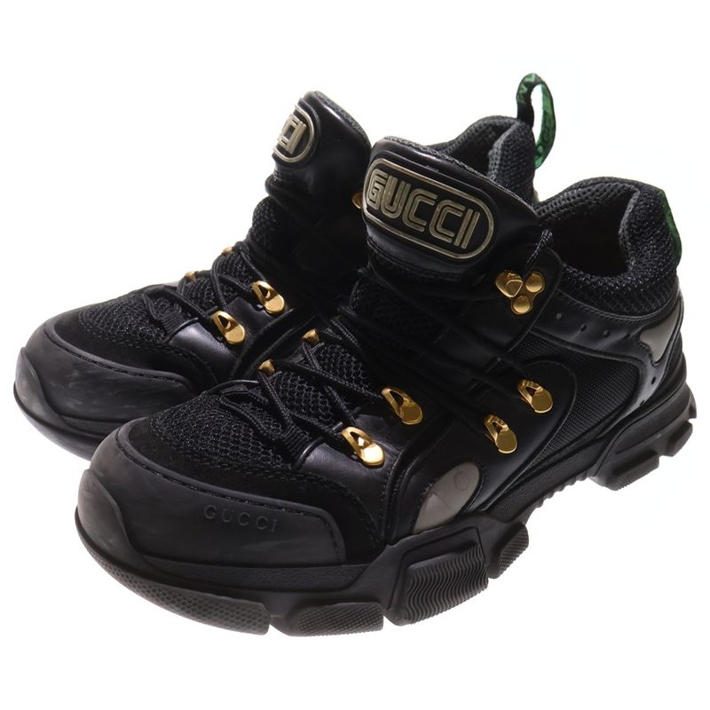 Gucci Flashtrek Low Cut Sneakers Black 543149