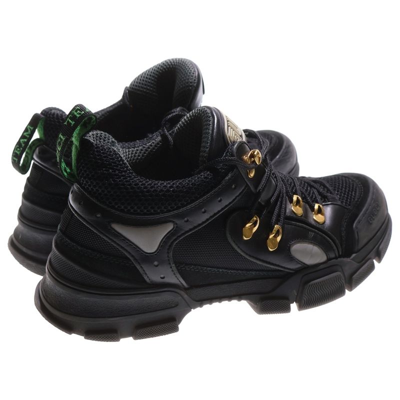 Gucci Flashtrek Low Cut Sneakers Black 543149