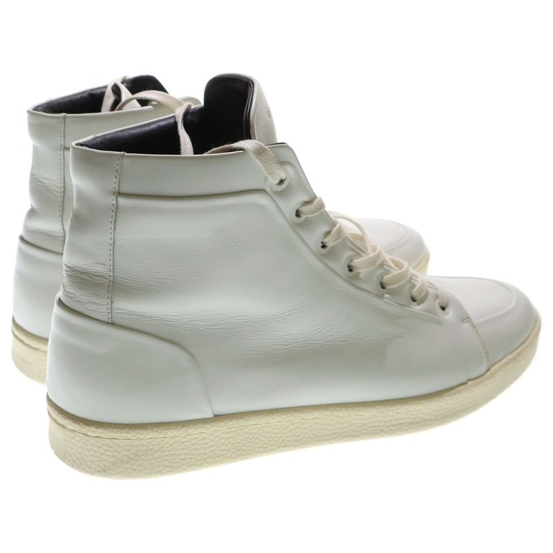 Balenciaga High Top Sneaker Leather High Cut Sneaker White