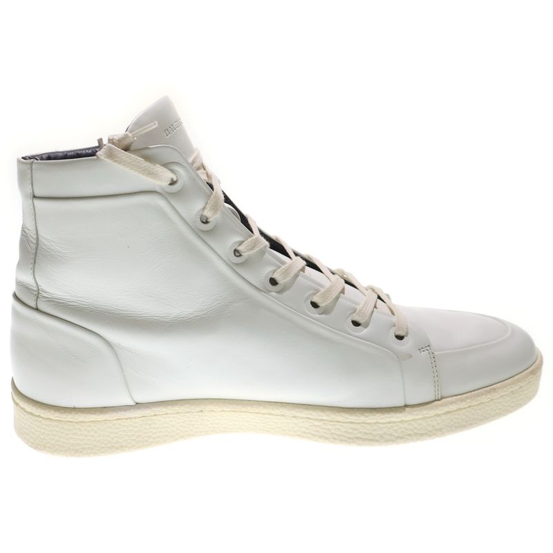 Balenciaga High Top Sneaker Leather High Cut Sneaker White
