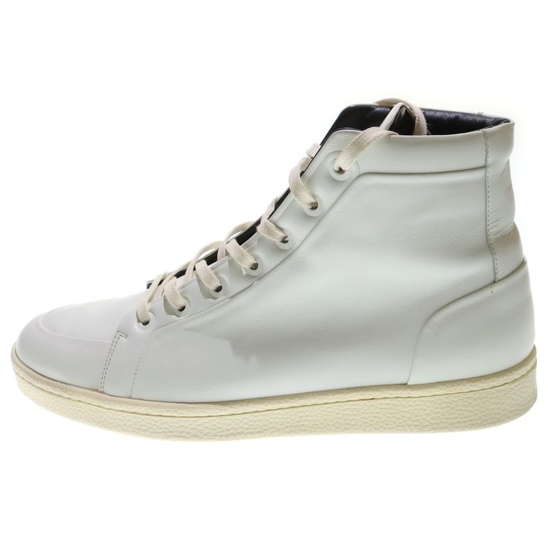 Balenciaga High Top Sneaker Leather High Cut Sneaker White