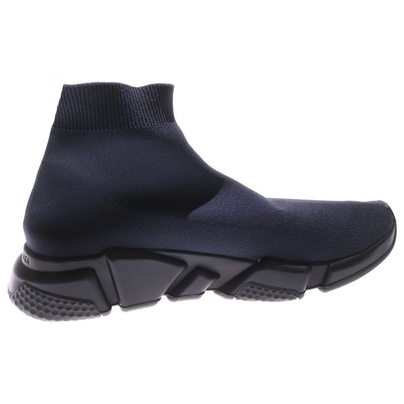 Balenciaga Speed Trainer Speed Trainer Knit High Cut Sneakers Navy 530353