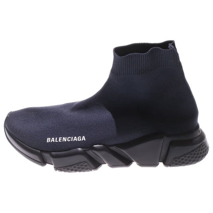 Balenciaga Speed Trainer Speed Trainer Knit High Cut Sneakers Navy 530353