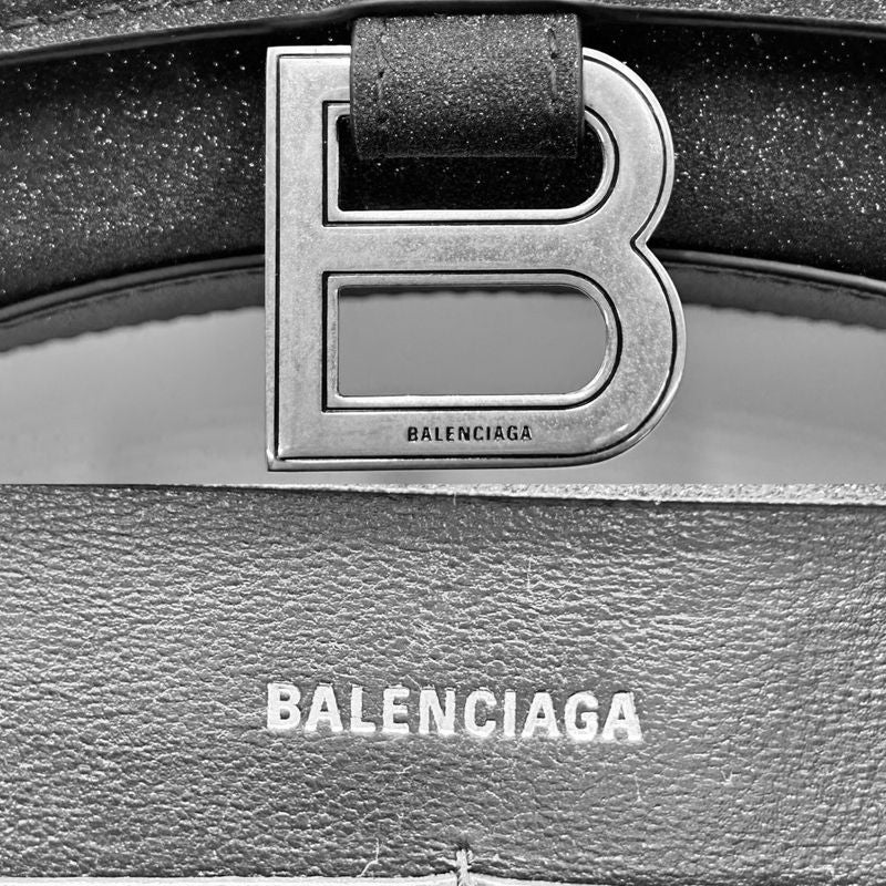 Balenciaga Chain Wallet Women's Hourglass Chain Mini Wallet Lame Shoulder Bag