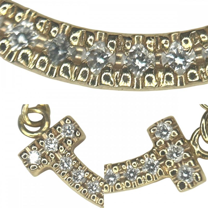Tiffany & Co Necklace Ladies T-smile Mini Jewelry Accessories With Adjuster 18k