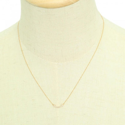 Tiffany & Co Necklace Ladies T-smile Mini Jewelry Accessories With Adjuster 18k