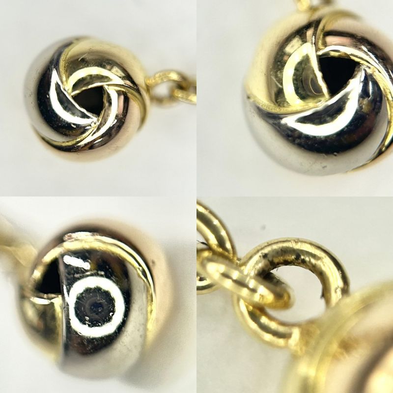 Cartier Earrings Ladies Baby Trinity 3 Color Jewelry Accessories Swing 750