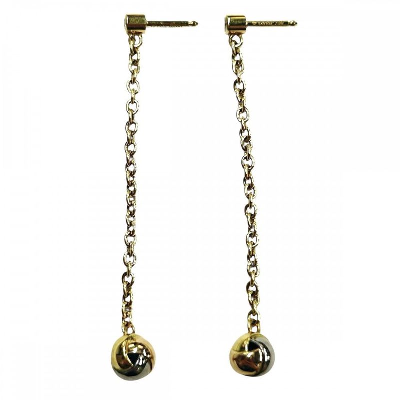 Cartier Earrings Ladies Baby Trinity 3 Color Jewelry Accessories Swing 750