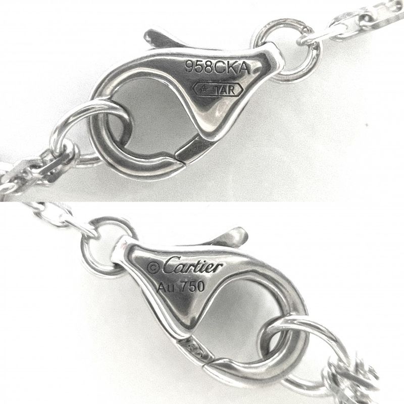 Cartier Necklace Women's Damour Small Model With Single Diamond Adjuster SM 18k