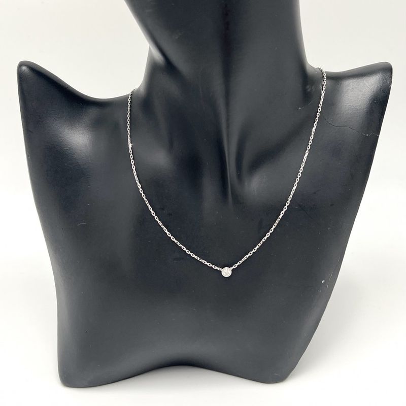 Cartier Necklace Women's Damour Small Model With Single Diamond Adjuster SM 18k