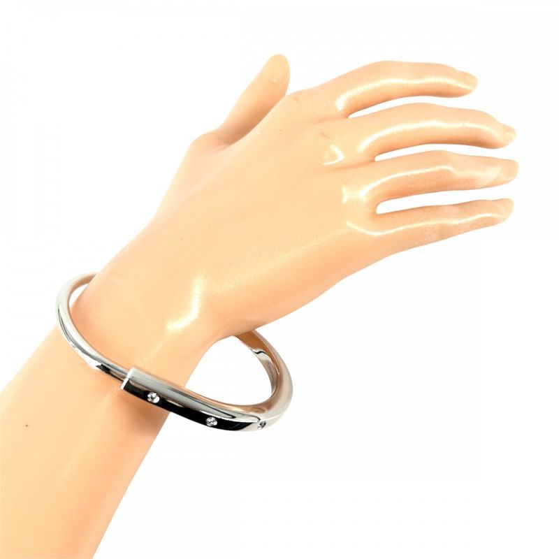 Tiffany & Co Bangle Unisex Rock Bracelet Jewelry Men Women 750 18WG Accessories