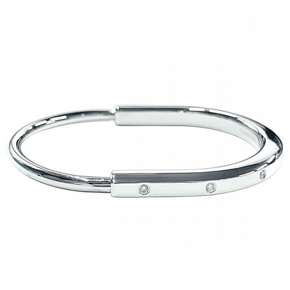 Tiffany & Co Bangle Unisex Rock Bracelet Jewelry Men Women 750 18WG Accessories
