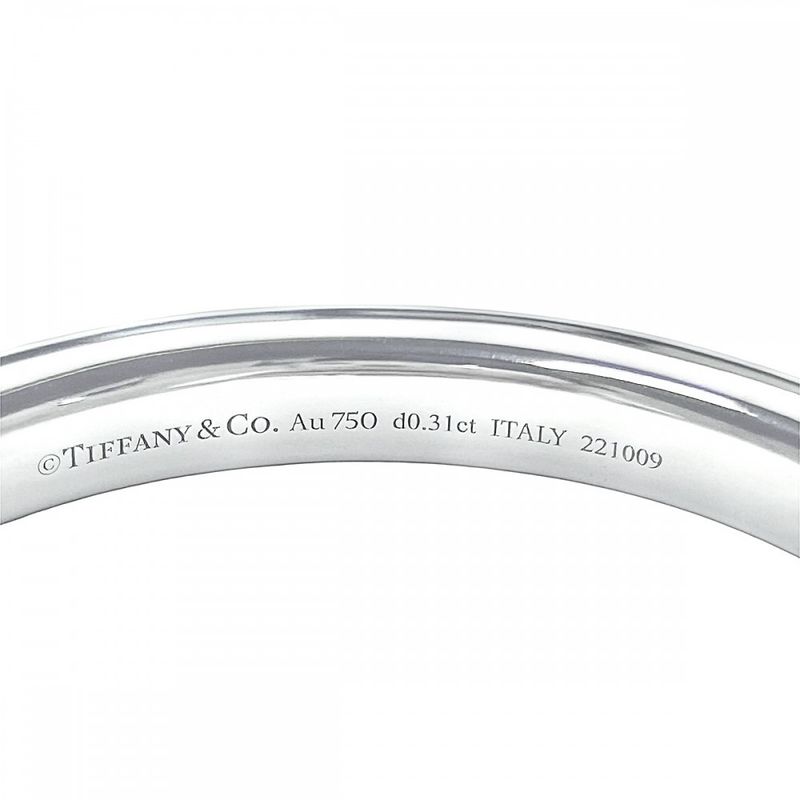 Tiffany & Co Bangle Unisex Rock Bracelet Jewelry Men Women 750 18WG Accessories