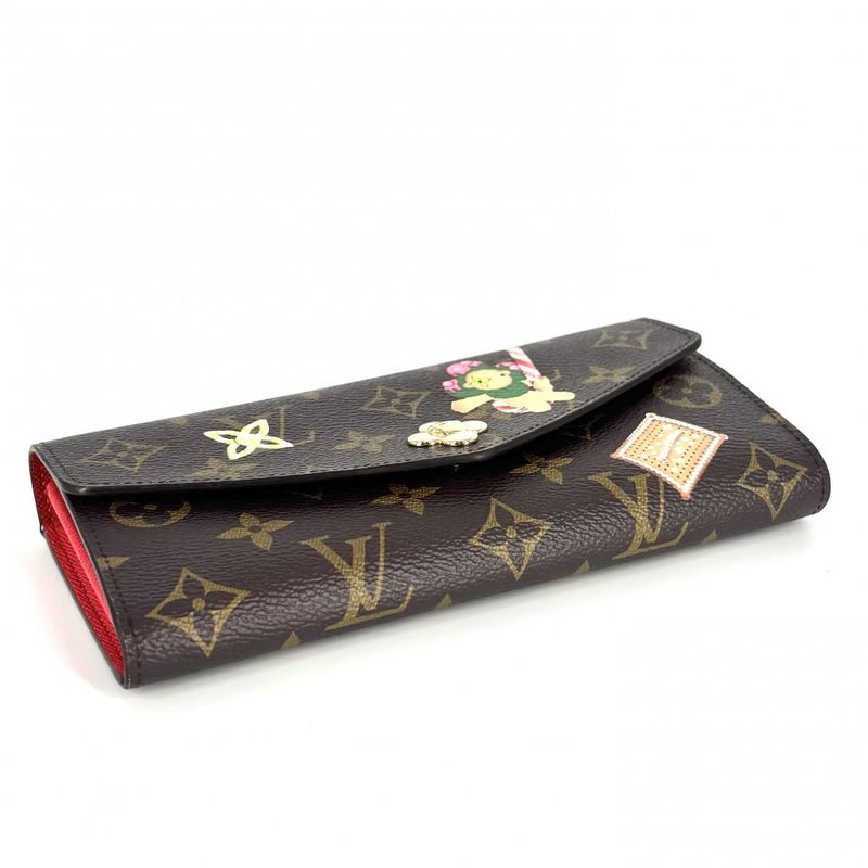 Louis Vuitton Women's Vivienne Portefeuille Sarah NM Long Wallet Candy Factory