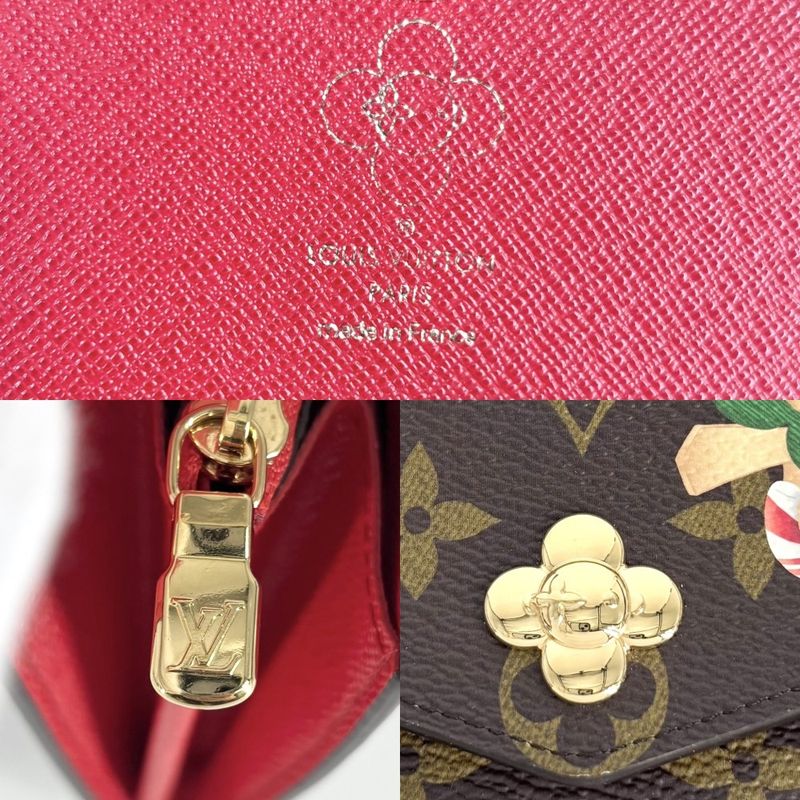 Louis Vuitton Women's Vivienne Portefeuille Sarah NM Long Wallet Candy Factory