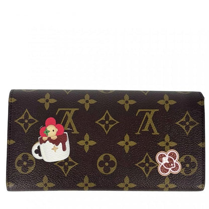 Louis Vuitton Women's Vivienne Portefeuille Sarah NM Long Wallet Candy Factory