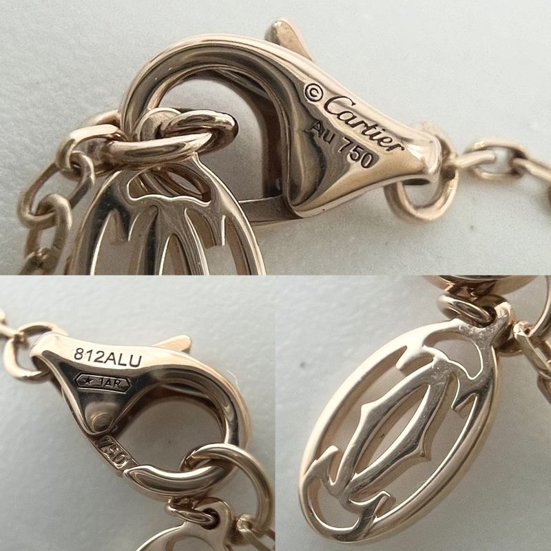 Cartier Necklace Ladies Juste Un Clou Pendant Jewelry With Adjuster Nail 18k PG