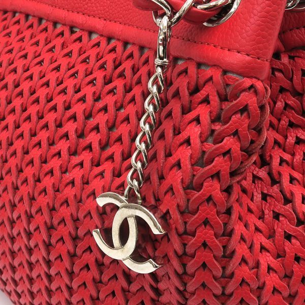 Chanel Caviar Braided Chain Shoulder [rank B