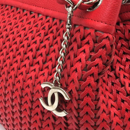 Chanel Caviar Braided Chain Shoulder [rank B