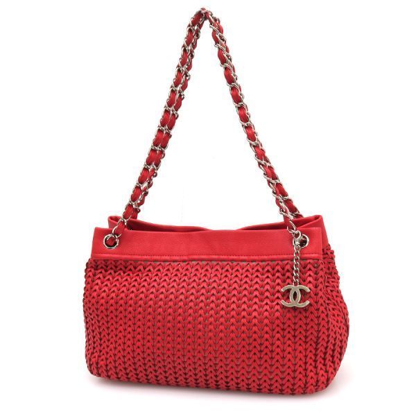 Chanel Caviar Braided Chain Shoulder [rank B