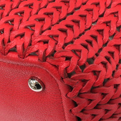 Chanel Caviar Braided Chain Shoulder [rank B