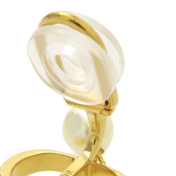 Christian Dior Petit CD Clip Earring E3221womrs_d301 [grade A