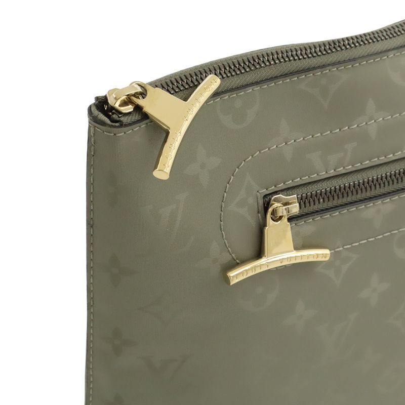 Louis Vuitton Monogram Titanium Cosmos Clutch Bag Second Bag Gray M63240