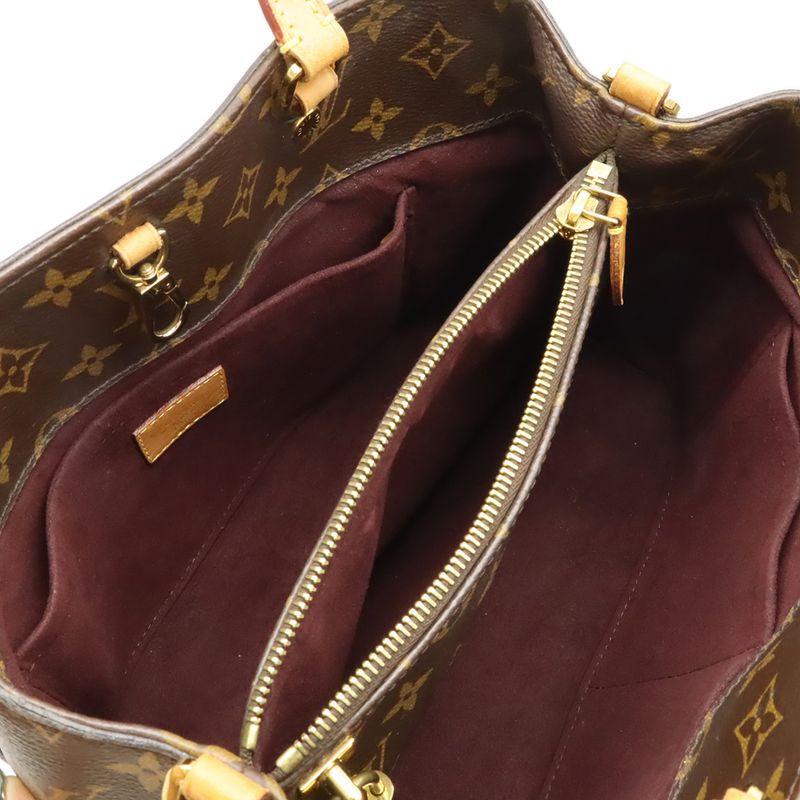 Louis Vuitton Monogram Montaigne MM Handbag 2WAY Shoulder Bag One Shoulder Semi